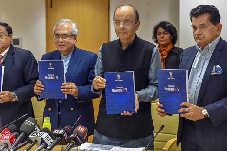 STRATEGY FOR A NEW INDIA @ 75 - Vision document released by NITI Aayog